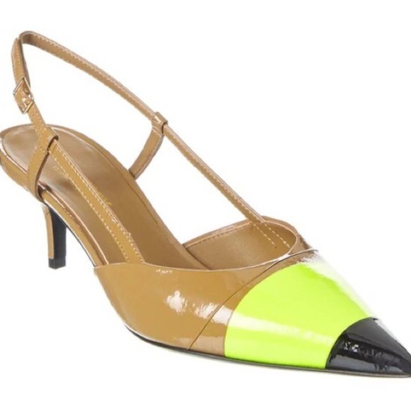 Burberry Bryant Patent Slingback Pumps